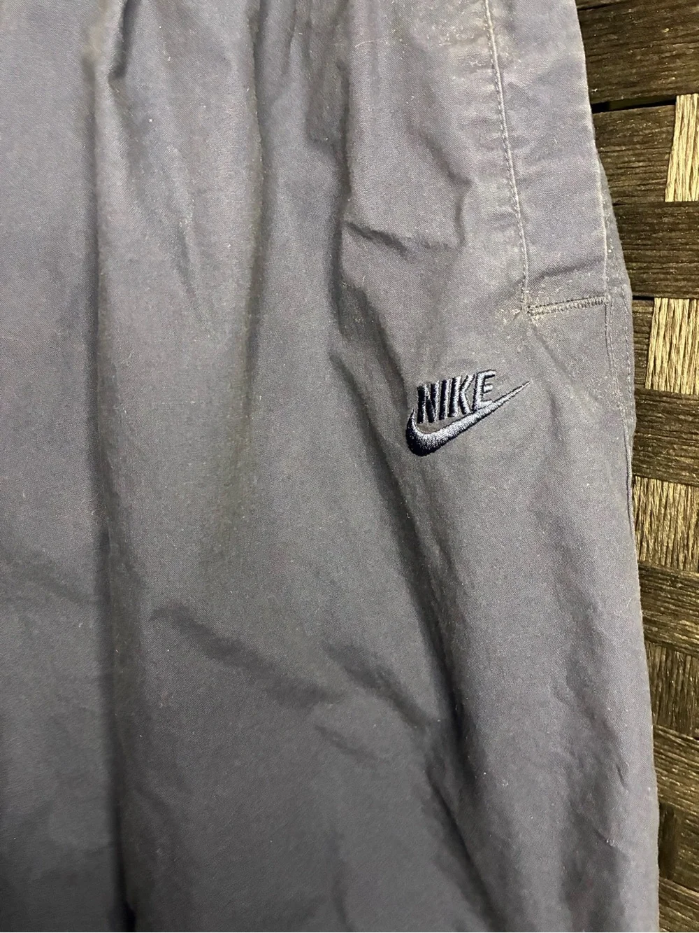 Nike Men's Oversized Navy Drawstring Pants